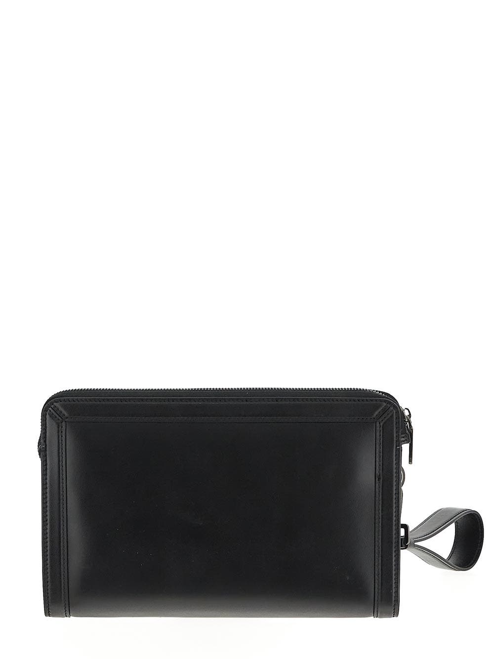 Oluxury Dolce & Gabbana Calfskin Pouch Vendita calda