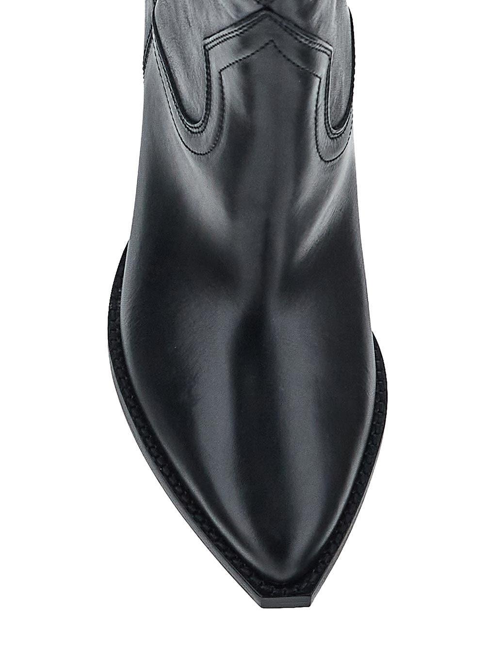 Oluxury Isabel Marant Leyane Texan Ankle Boots Negozi Online
