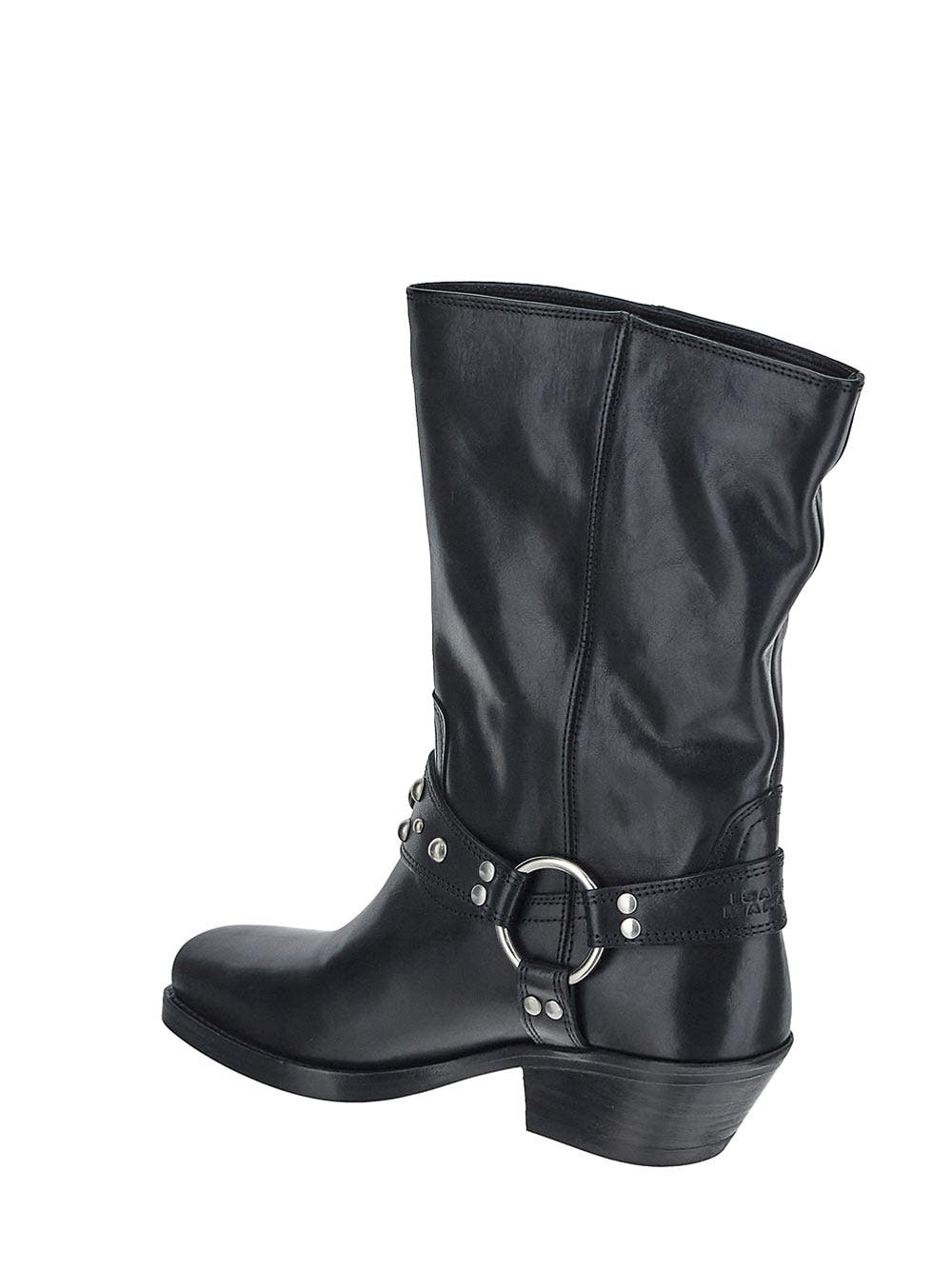 Oluxury Isabel Marant Biker Boots Antya Shopping Online