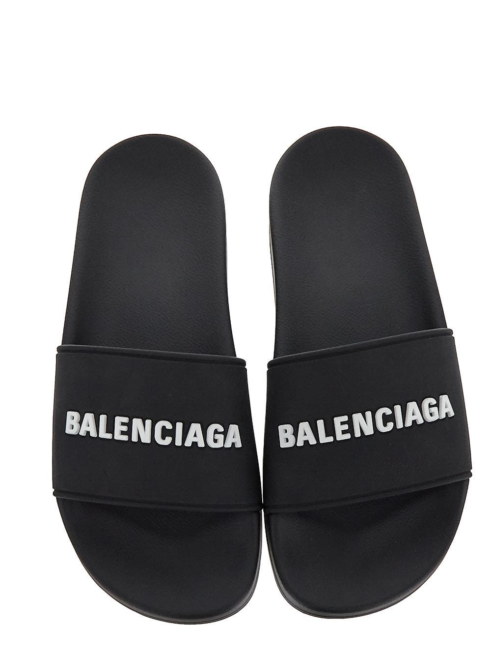 Oluxury Balenciaga Logo Slide Flash Sale