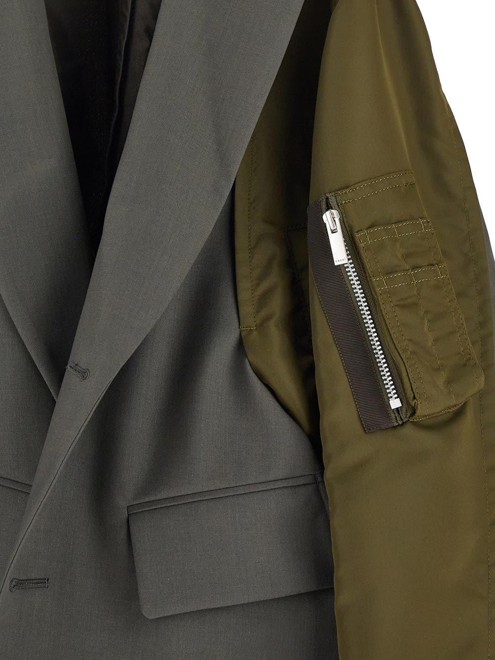 Oluxury Sacai Hybrid jacket Italia