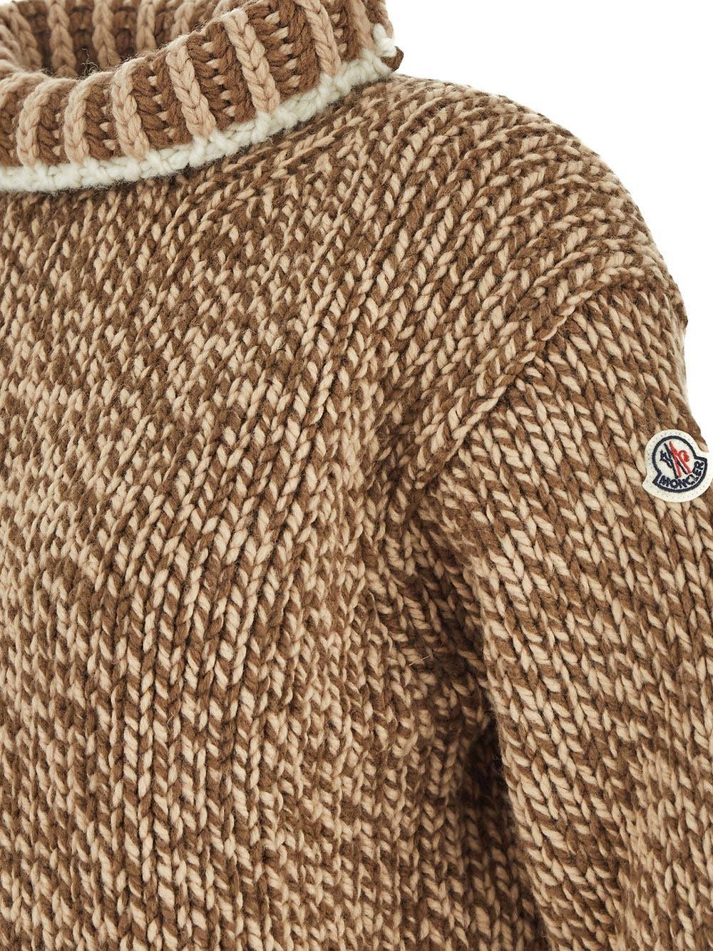 Oluxury Moncler Dolcevita Tricot Knit Sconto