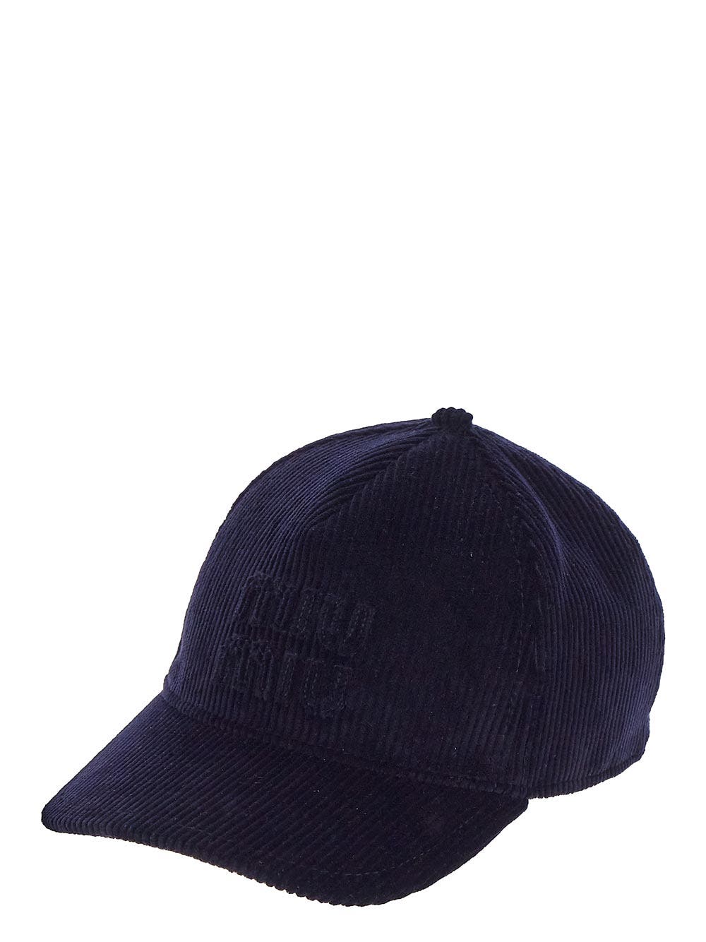 Oluxury Miu Miu Corduroy Baseball Cap Offerte esclusive