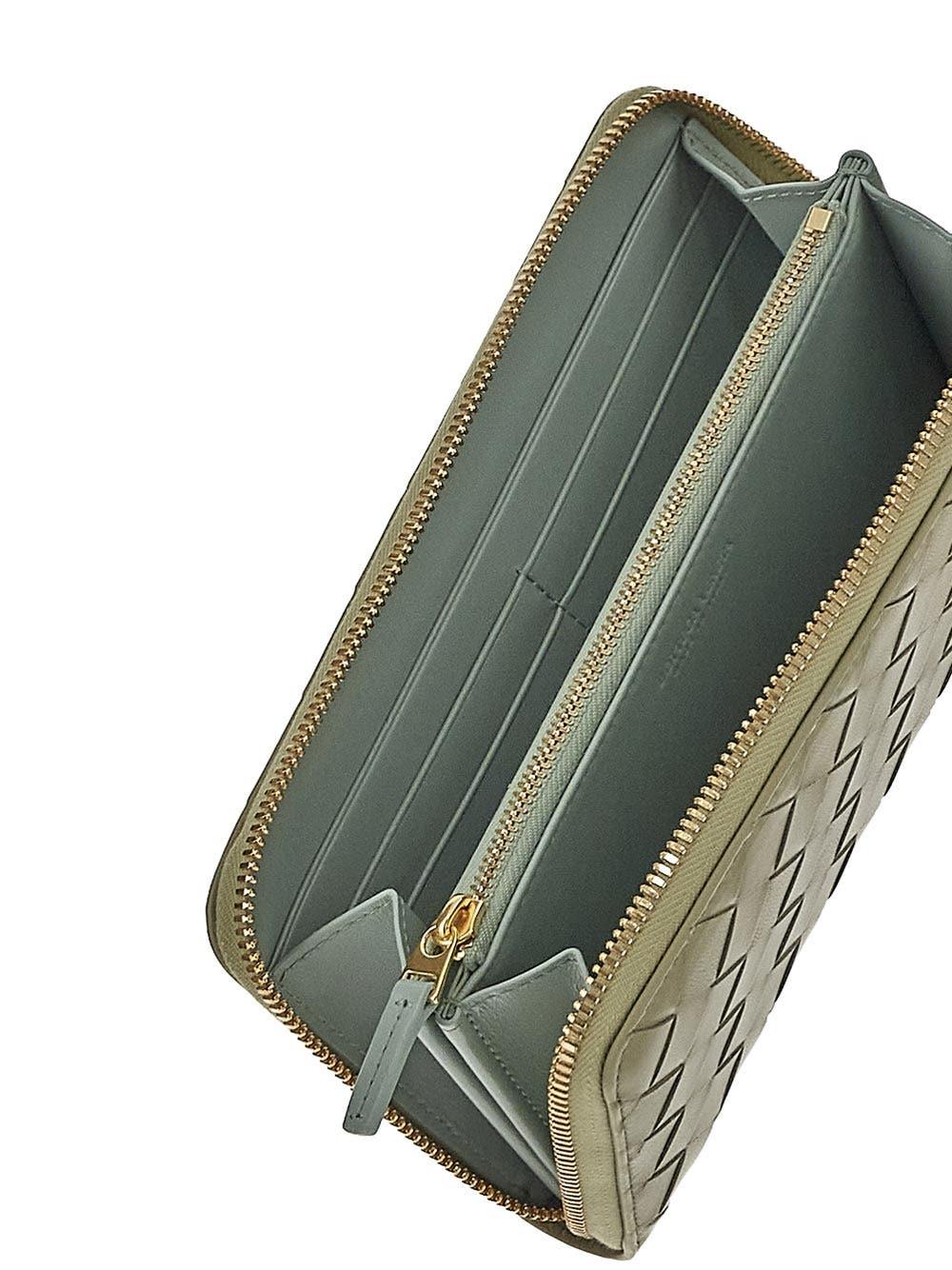 Oluxury Bottega Veneta Intrecciato Zip Around Wallet Offerte giornaliere