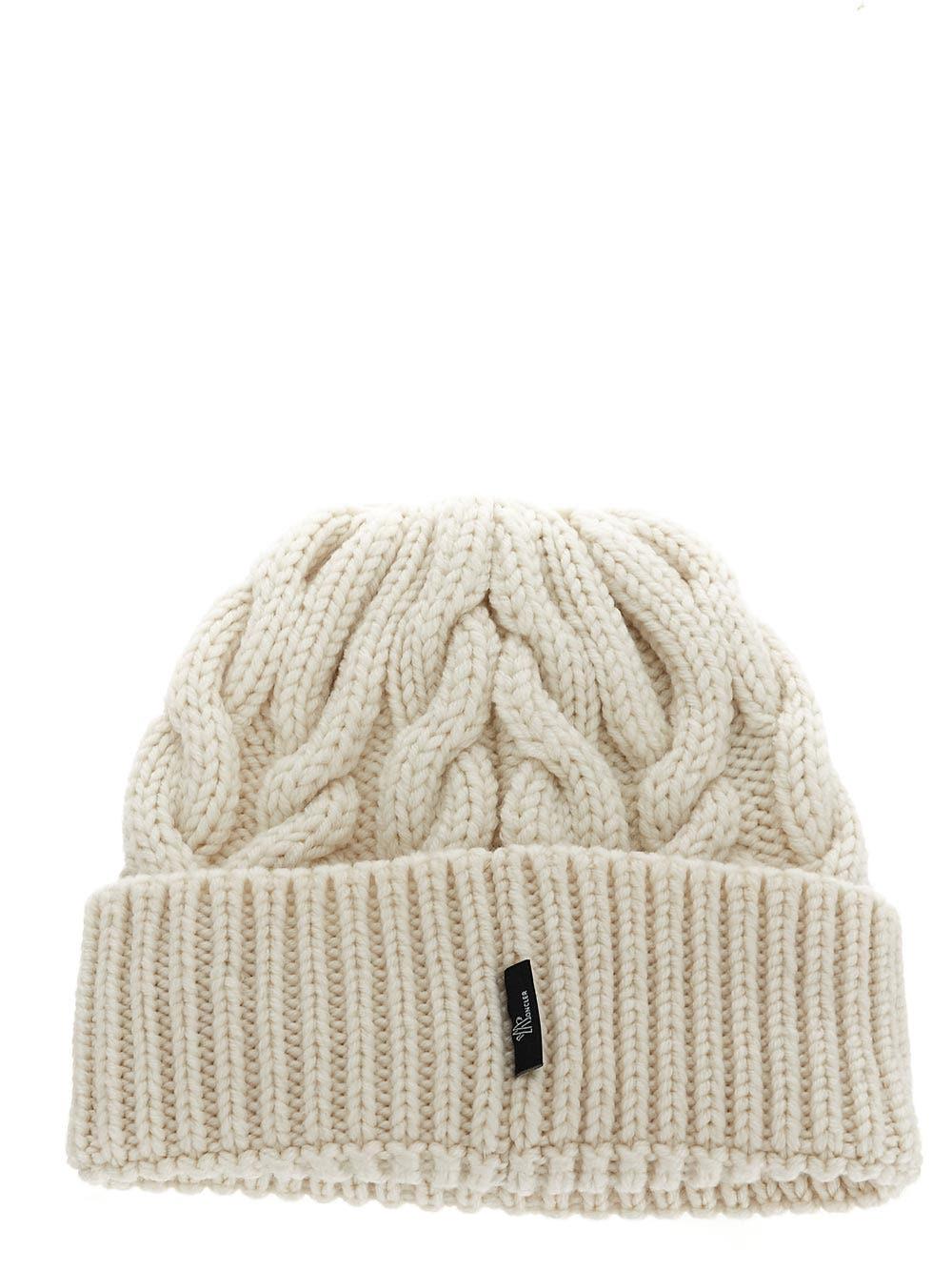 Oluxury Moncler Grenoble Logo beanie Enormi risparmi