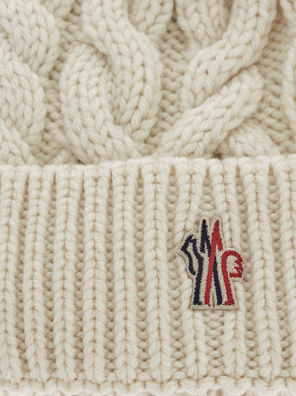 Oluxury Moncler Grenoble Logo beanie Enormi risparmi