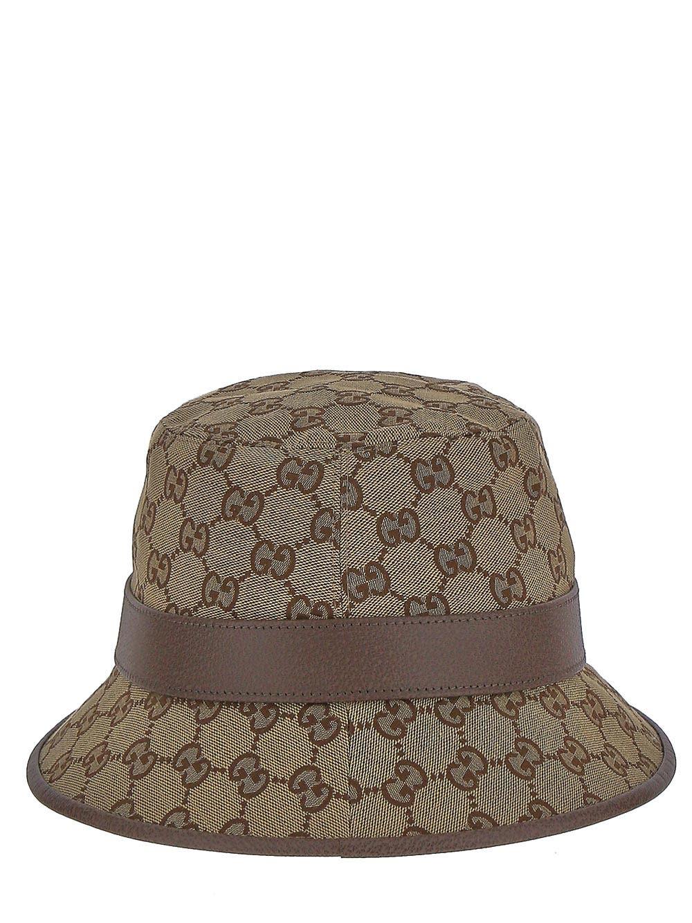Oluxury Gucci Fedora Hat In GG fabric Promozione temporanea