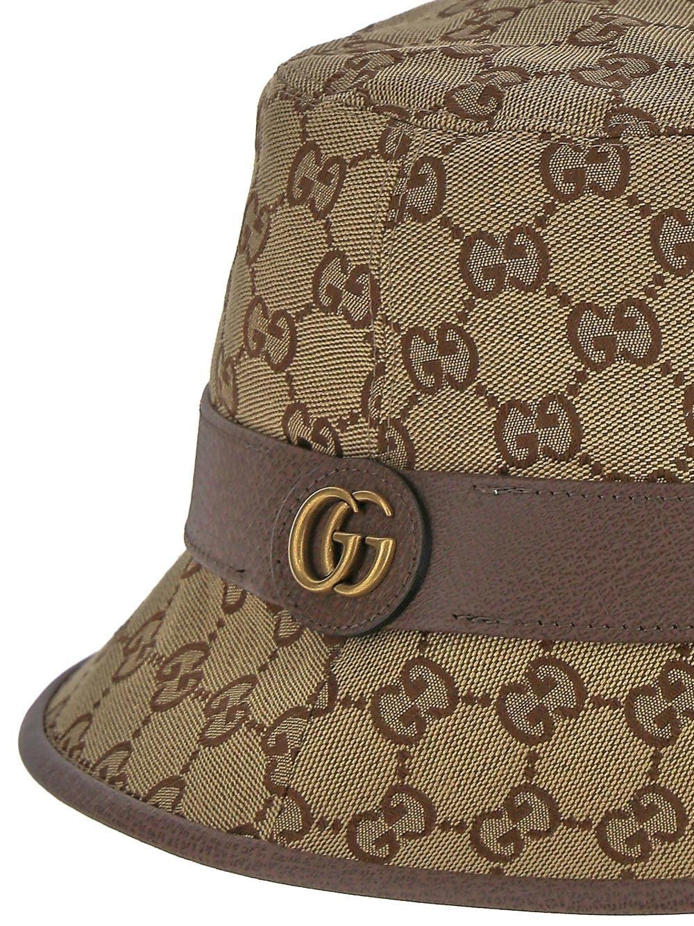 Oluxury Gucci Fedora Hat In GG fabric Promozione temporanea