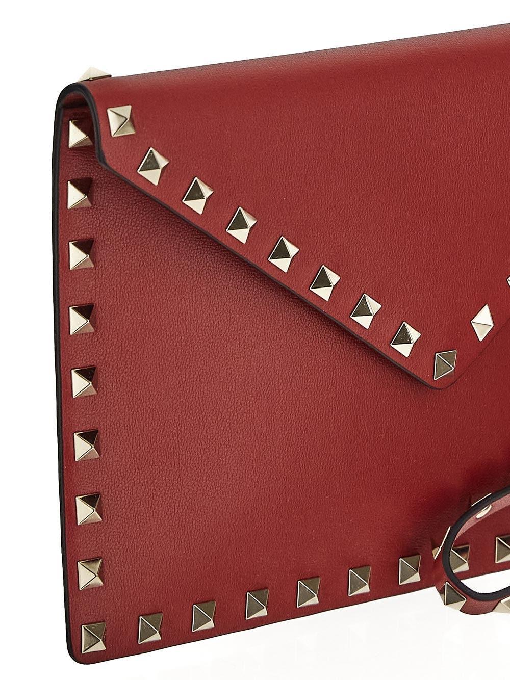 Oluxury Valentino Garavani Rockstud Cardholder Sostegno trimestrale