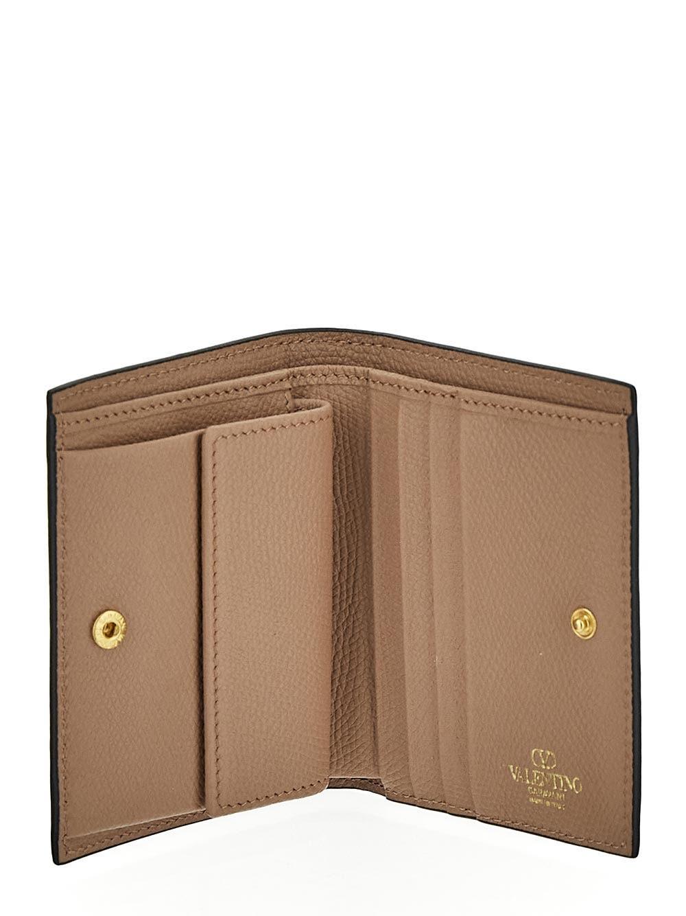 Oluxury Valentino Garavani V Logo Wallet Super sconto