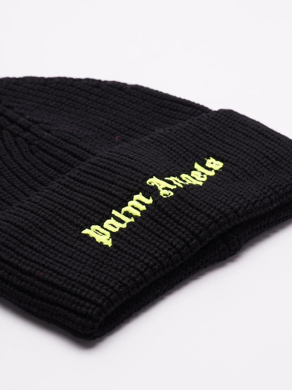 Palm angels `Classic Logo` Ribbed Beanie Presa