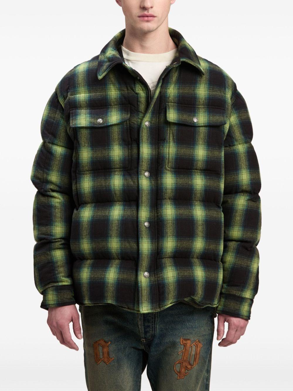 Palm angels `Vertigo` Padded Shirt Sconto