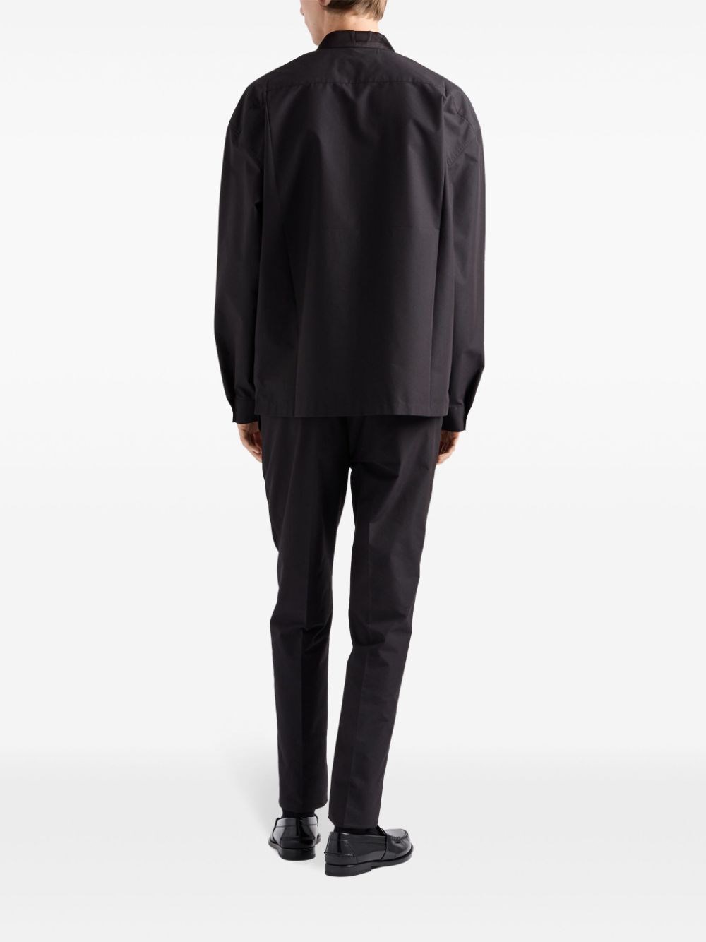 Prada Technical Cotton Shirt In Vendita