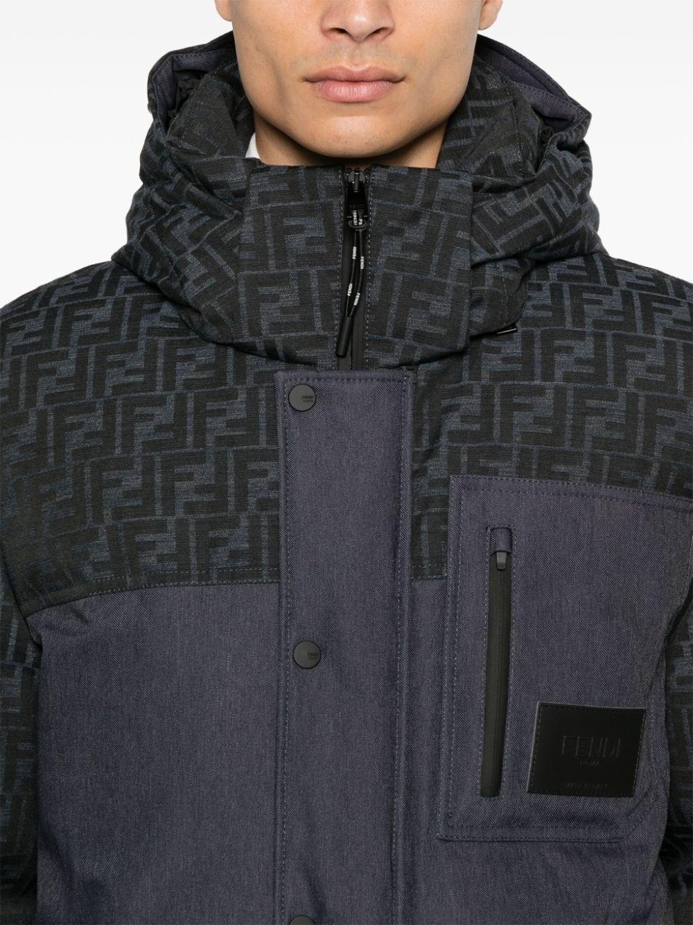 Fendi `FF Denim Tech` Padded Jacket Offerte