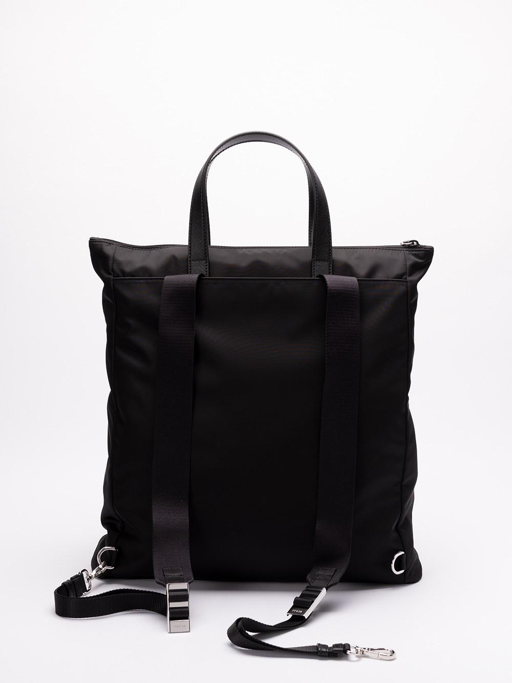 Prada Re-Nylon and Saffiano Leather Tote Bag Fino Al -60%