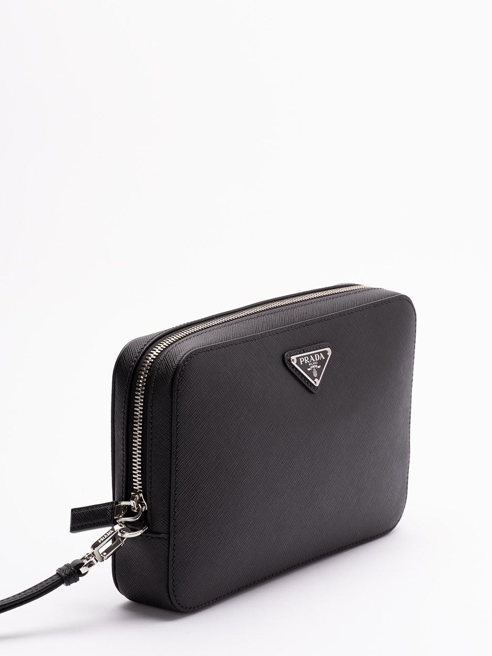 Prada Saffiano Leather Clutch Shopping Online