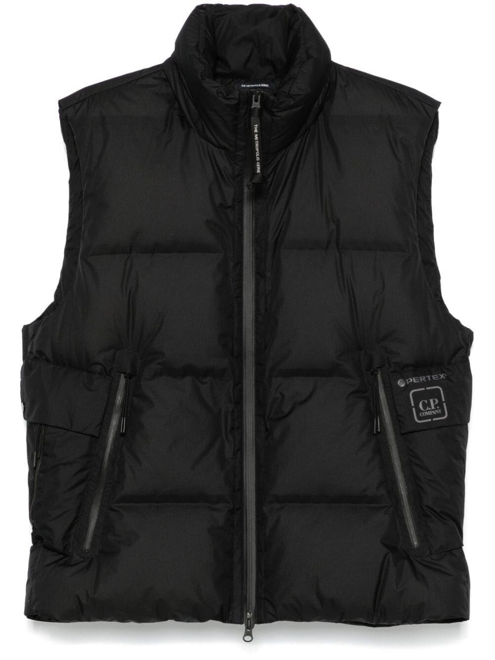 C.p. company `Metropolis Series Pertex` Hooded Padded Vest Vendita Economica