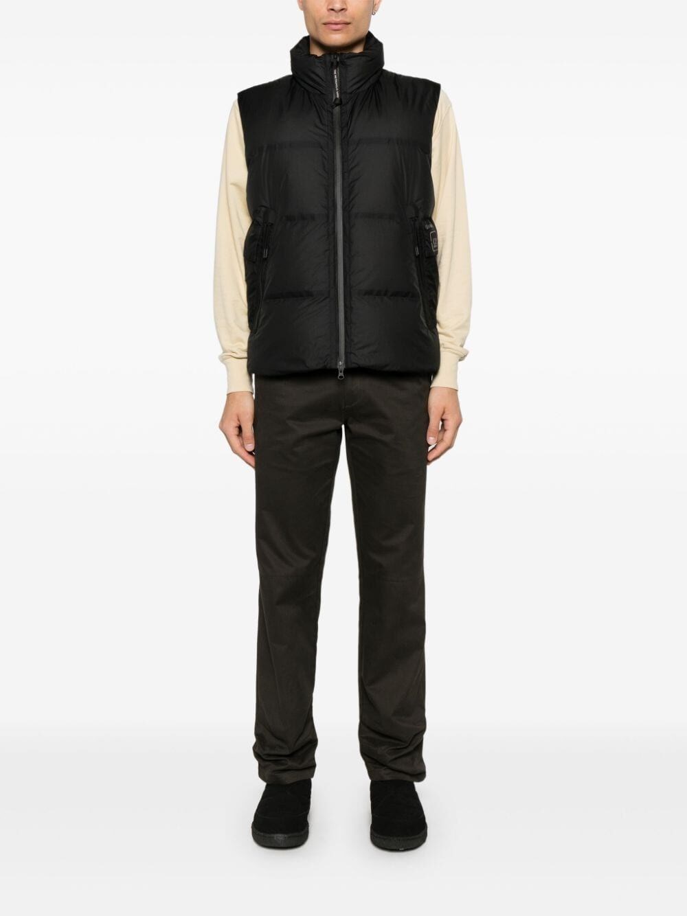 C.p. company `Metropolis Series Pertex` Hooded Padded Vest Vendita Economica