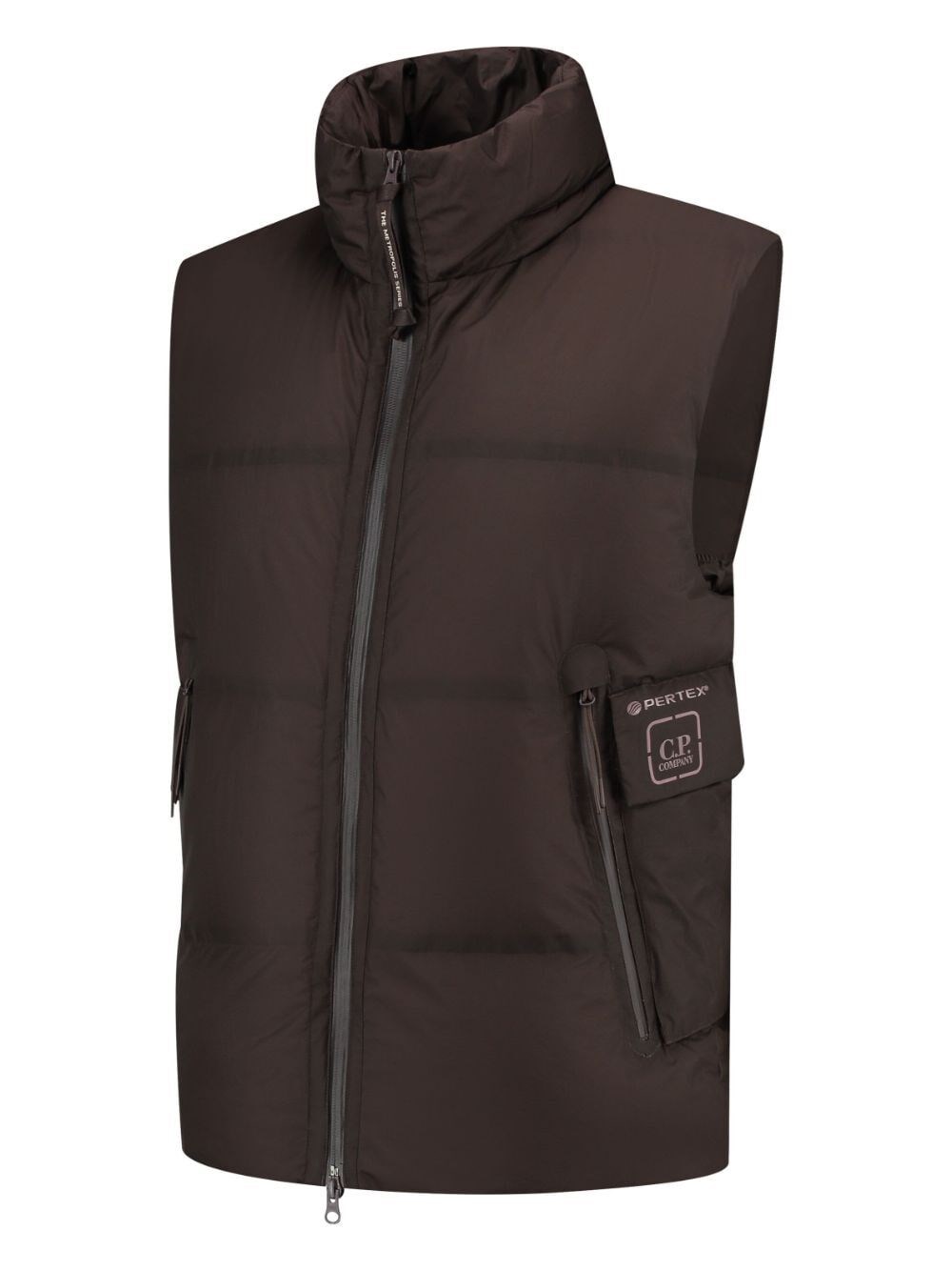 C.p. company `Metropolis Series Pertex` Hooded Padded Vest Saldi Di Fabbrica
