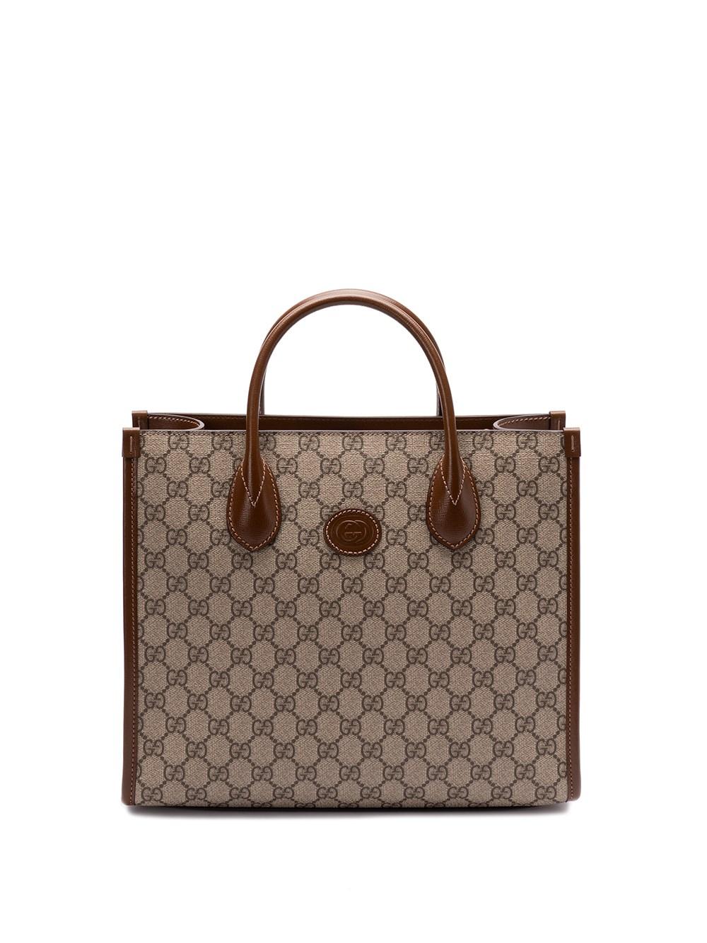 Gucci `Interlocking GG` Small Tote Promozione