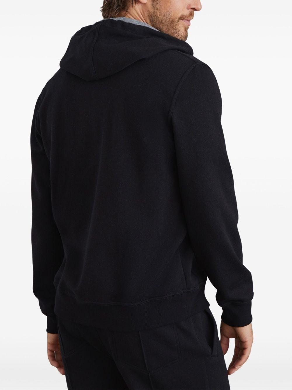Brunello cucinelli Hooded Sweatshirt With Zipper And Print Negozi Online