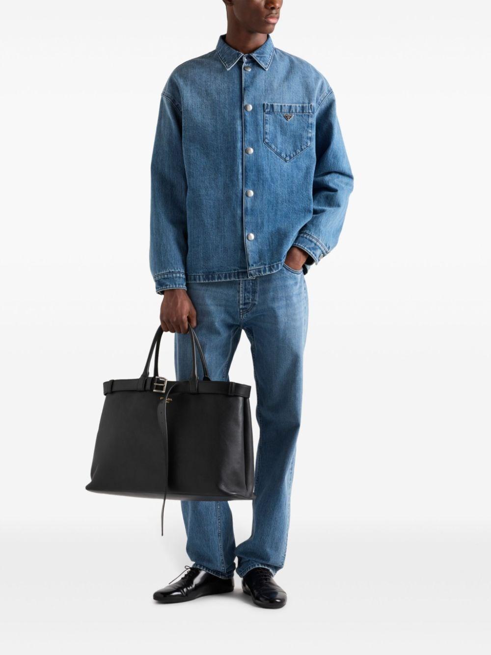 Prada Denim Shirt Prezzo Ridotto