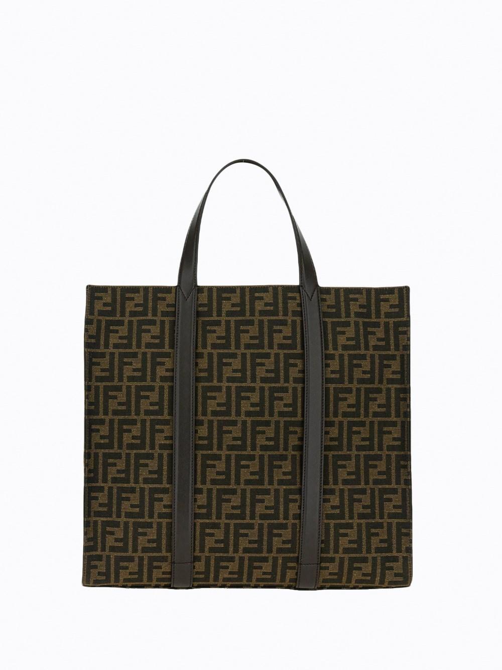 Fendi `FF Jacquard` Shopper Bag Economico