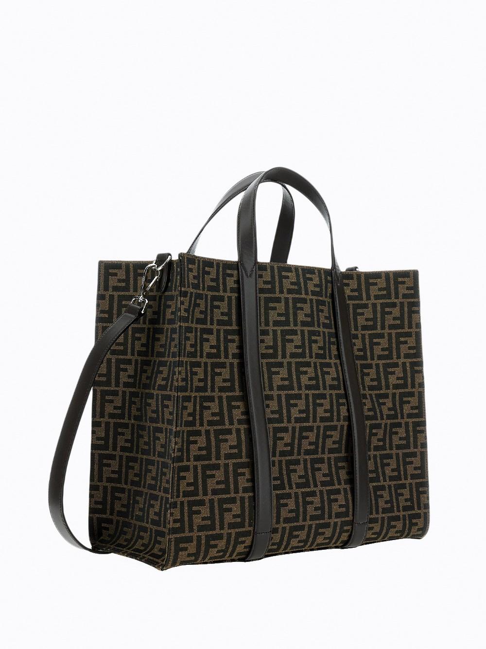 Fendi `FF Jacquard` Shopper Bag Economico