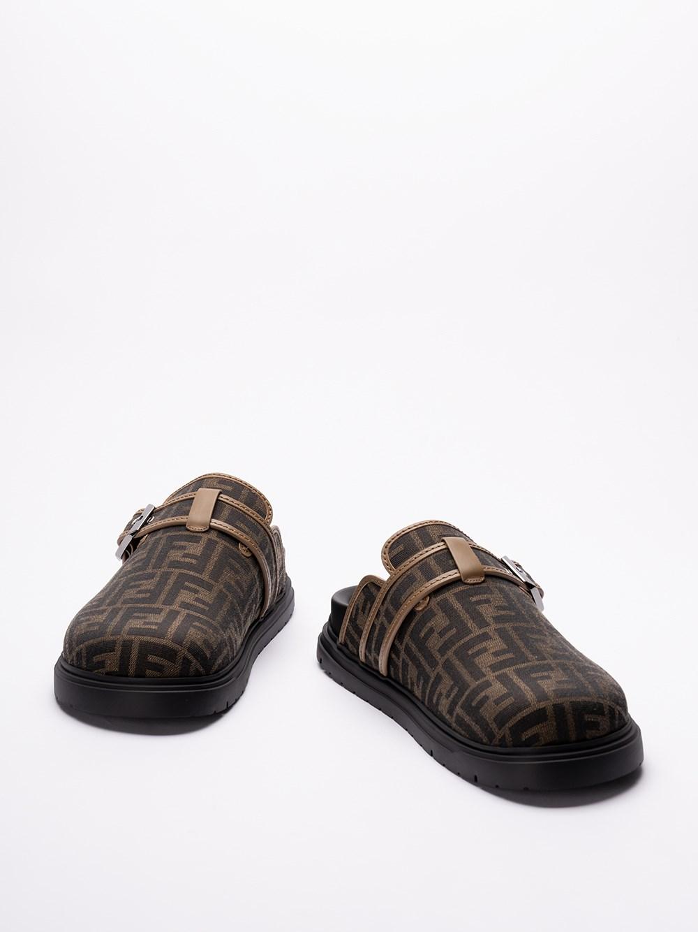 Fendi `Jacquard FF` Sabots Online