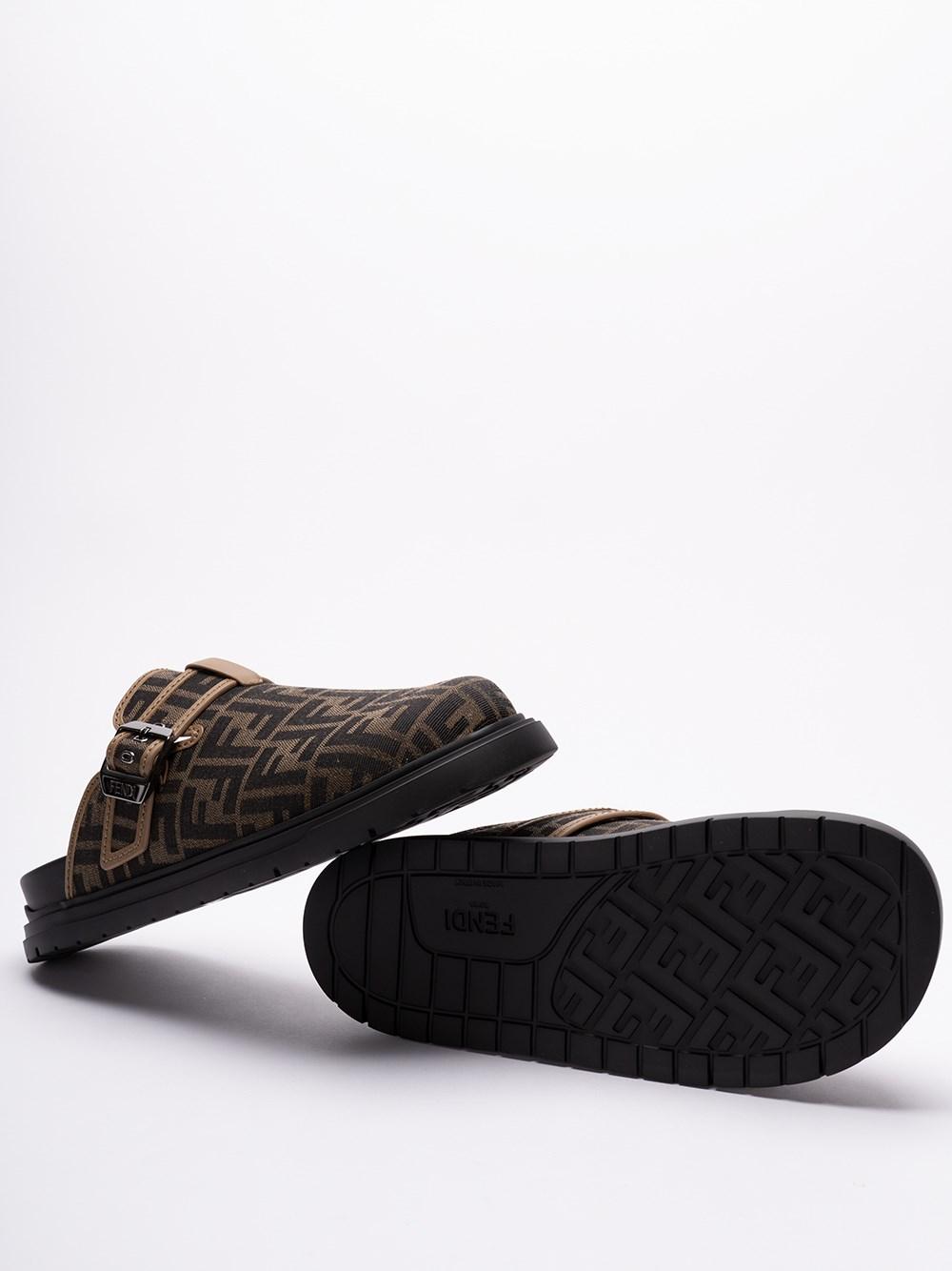 Fendi `Jacquard FF` Sabots Online