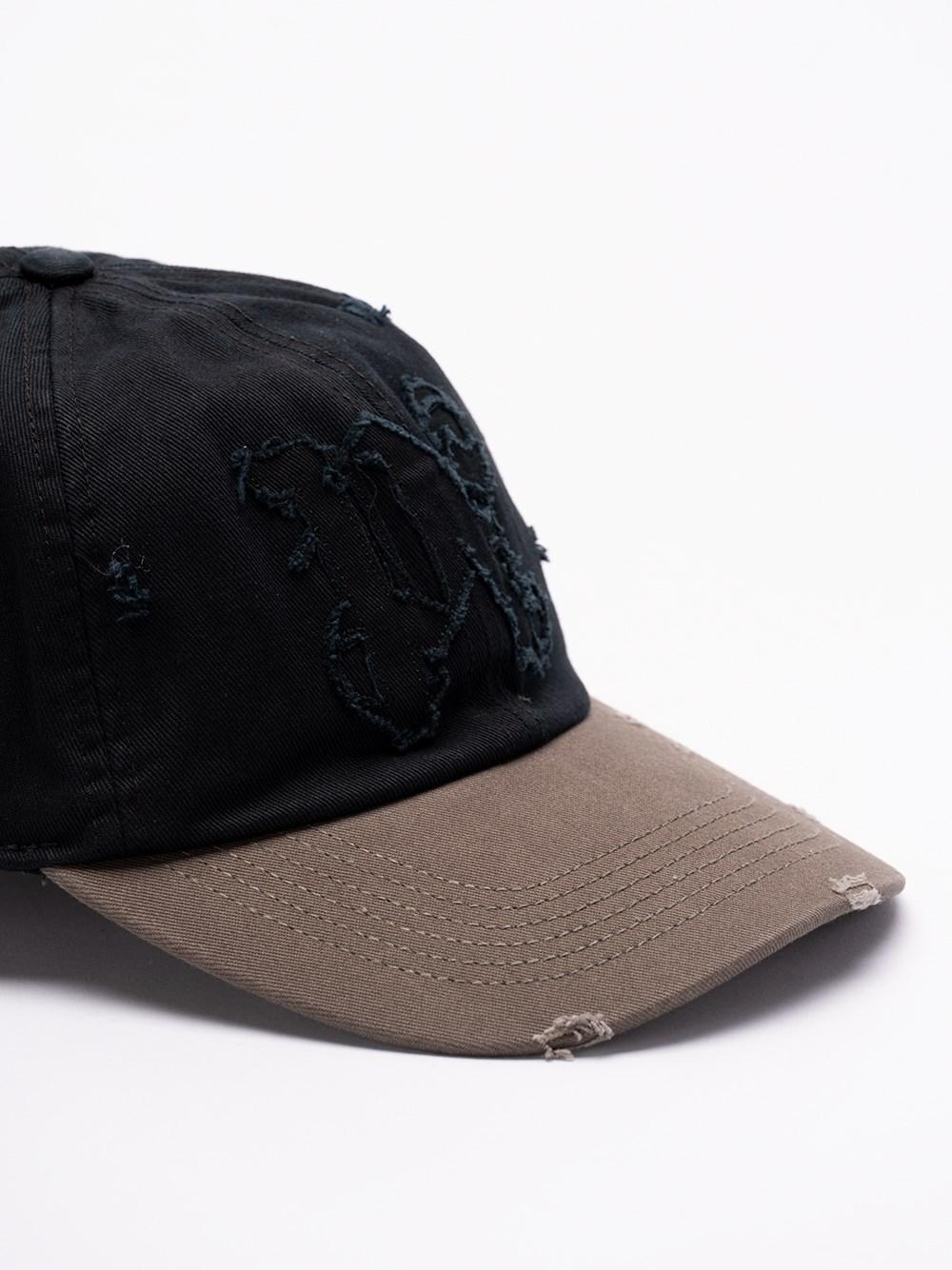 Palm angels `Ripped PA Monogram` Cap Outlet