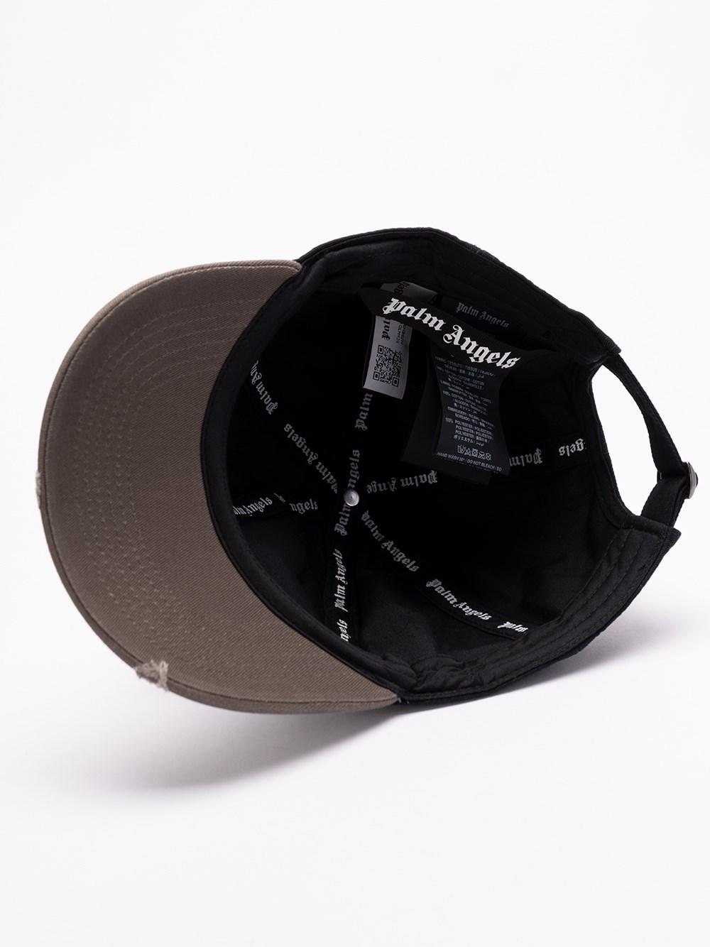 Palm angels `Ripped PA Monogram` Cap Outlet