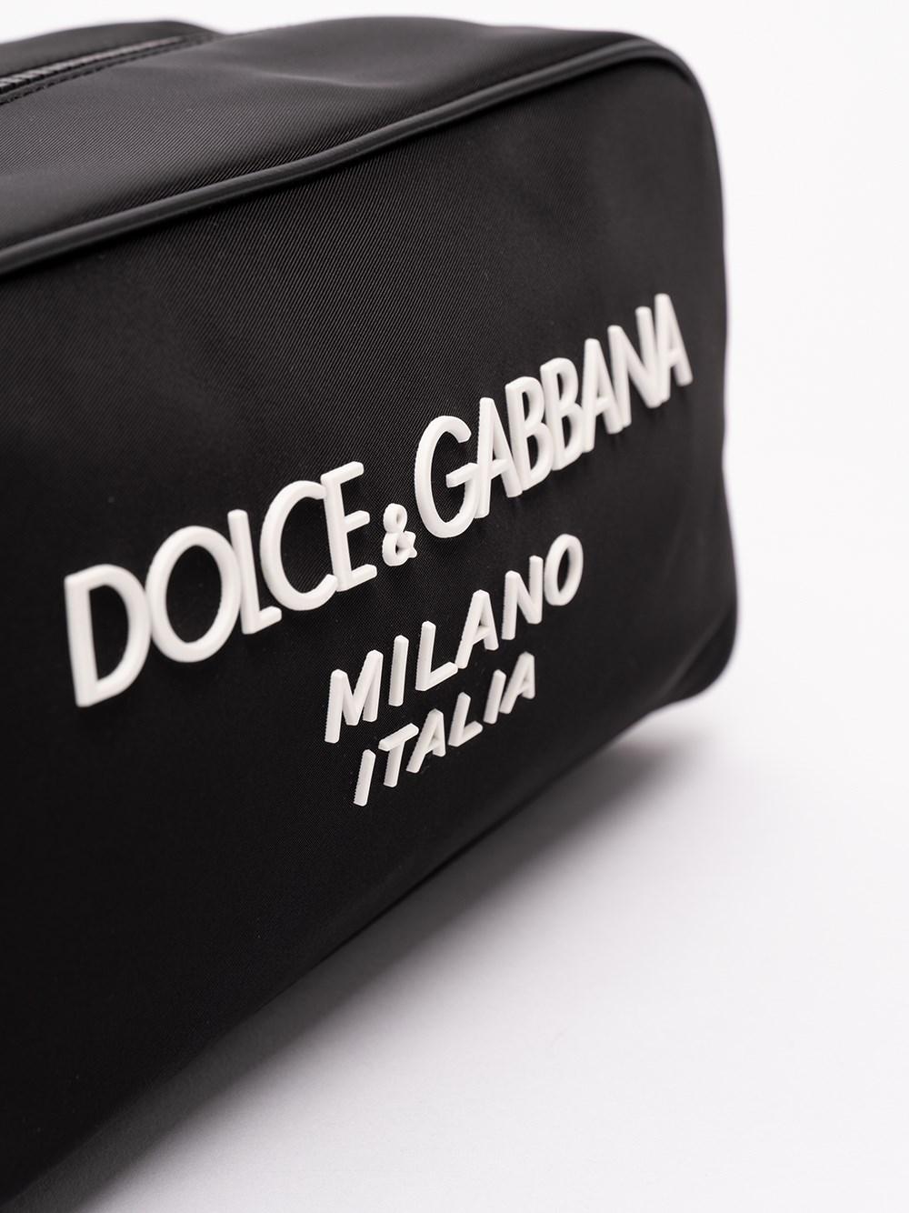 Dolce & gabbana Toiletry Bag With Rubberized Logo Hotsell