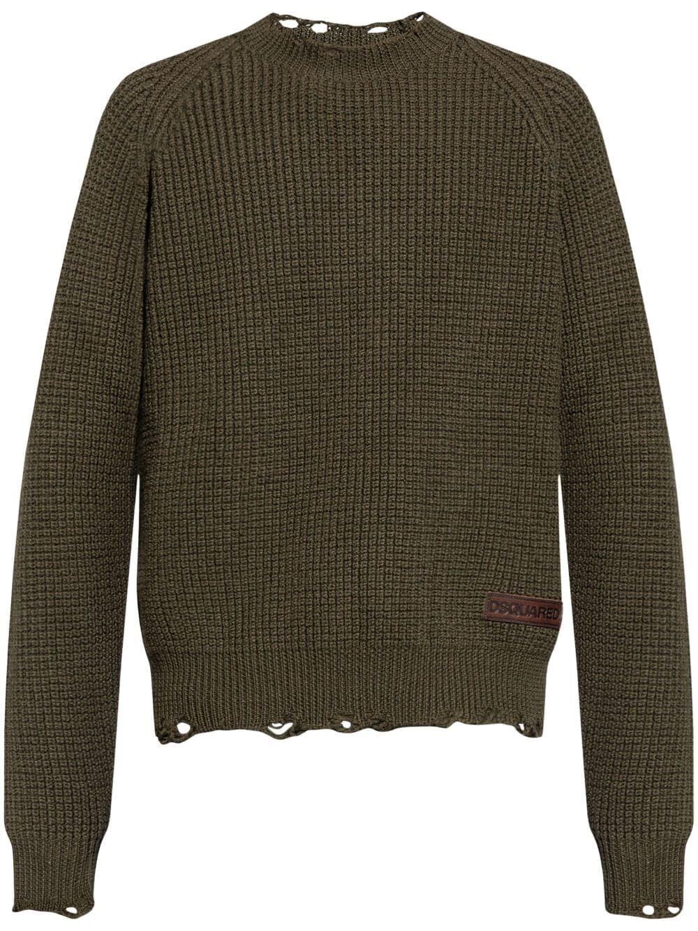 Dsquared2 Crew-Neck Sweater Vendite Flash