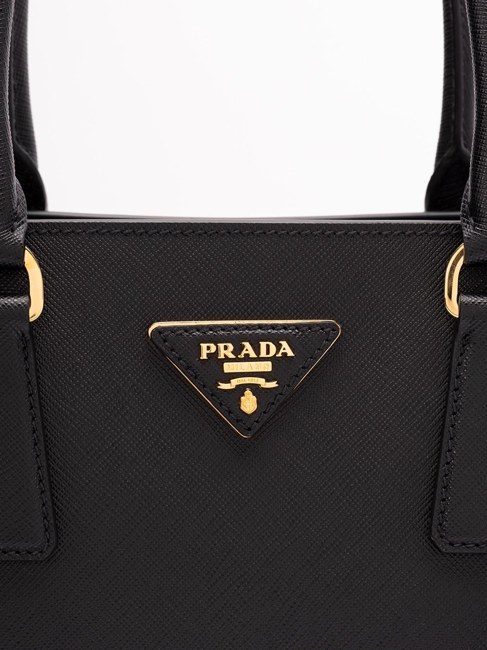 Prada Re-Nylon and Saffiano Leather Shoulder Bag Italia