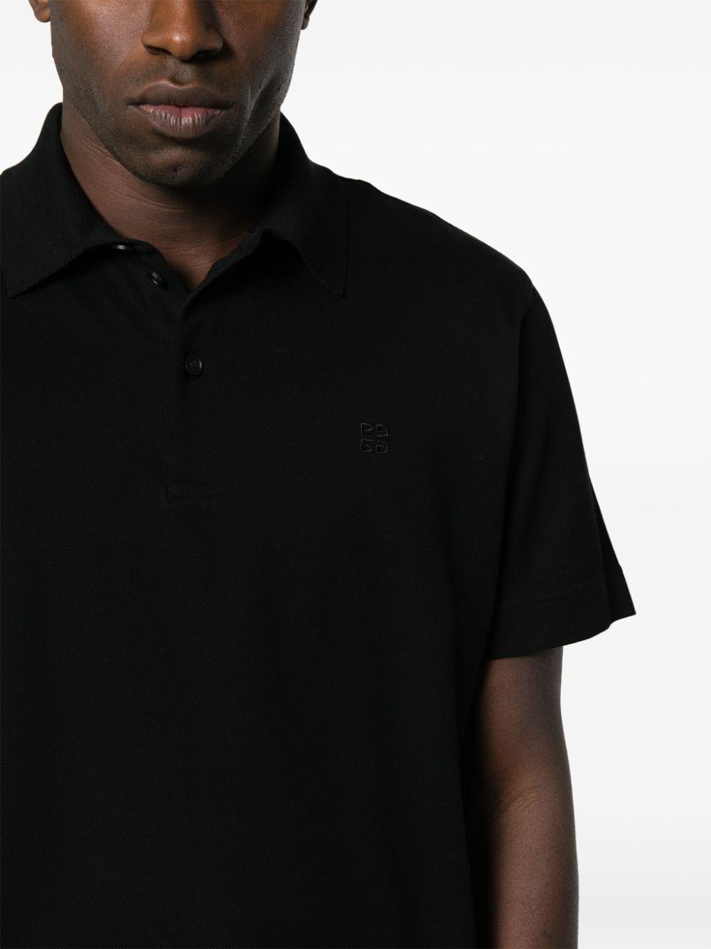 Givenchy Classic Fit Polo 3 Buttons With `4G` Detail Qualità