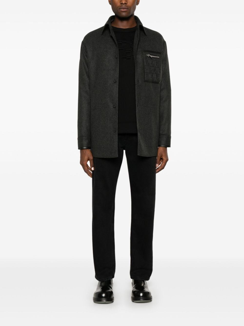 Fendi `FF` Embossed Jacket Vendita