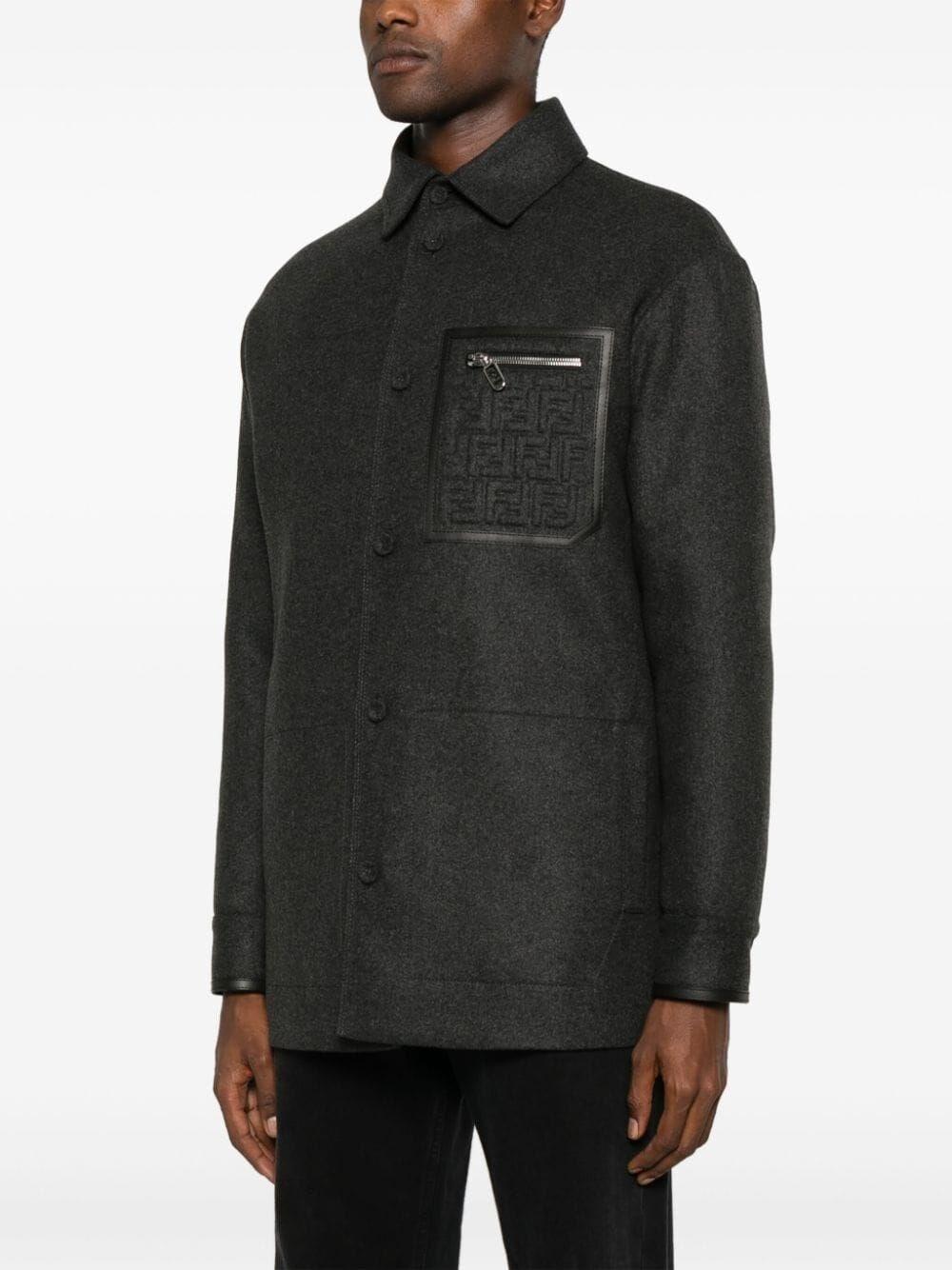 Fendi `FF` Embossed Jacket Vendita