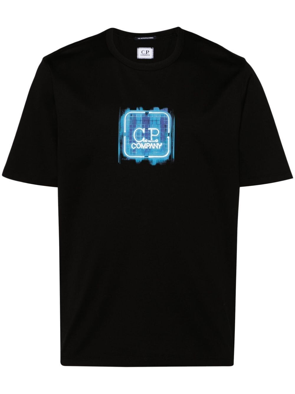 C.p. company `Metropolis Series` Embossed Logo Badge T-Shirt Sconto