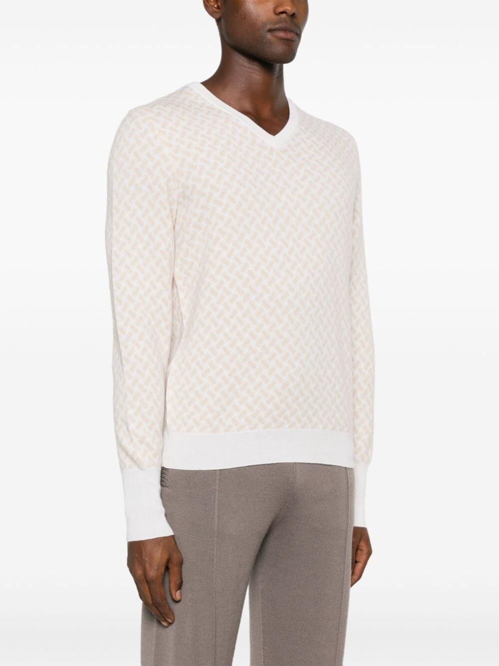 Drumohr V-Neck Sweater Economico