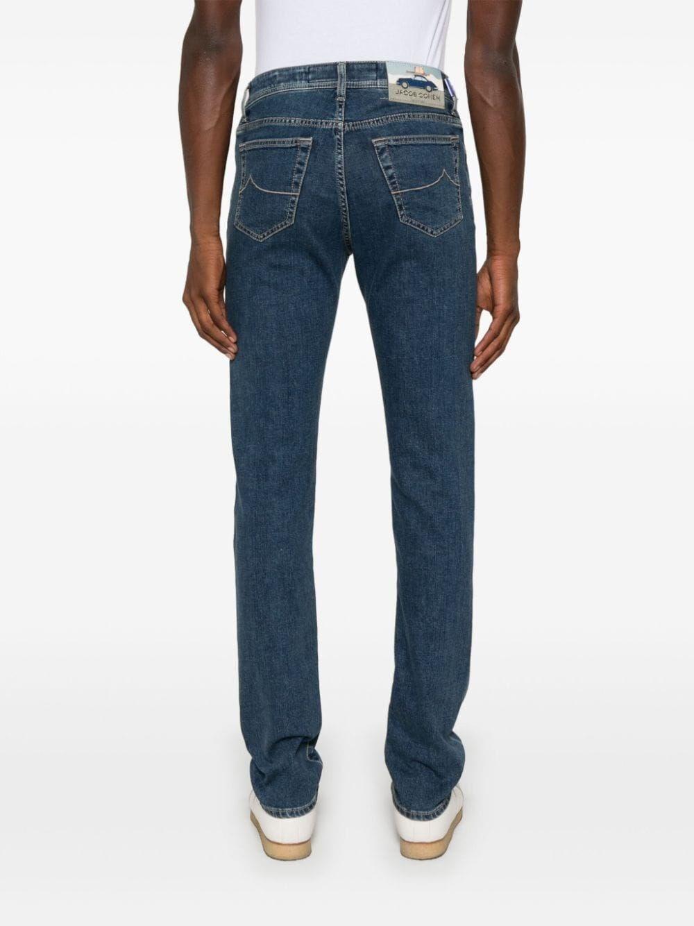 Jacob cohen `Bard` 5-Pocket Slim Fit Jeans Vendita Calda