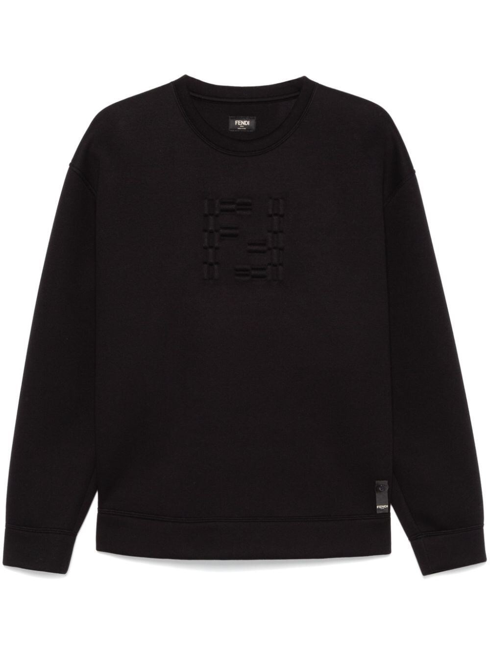 Fendi `FF Labyrinth` Embossed Sweater Promozione