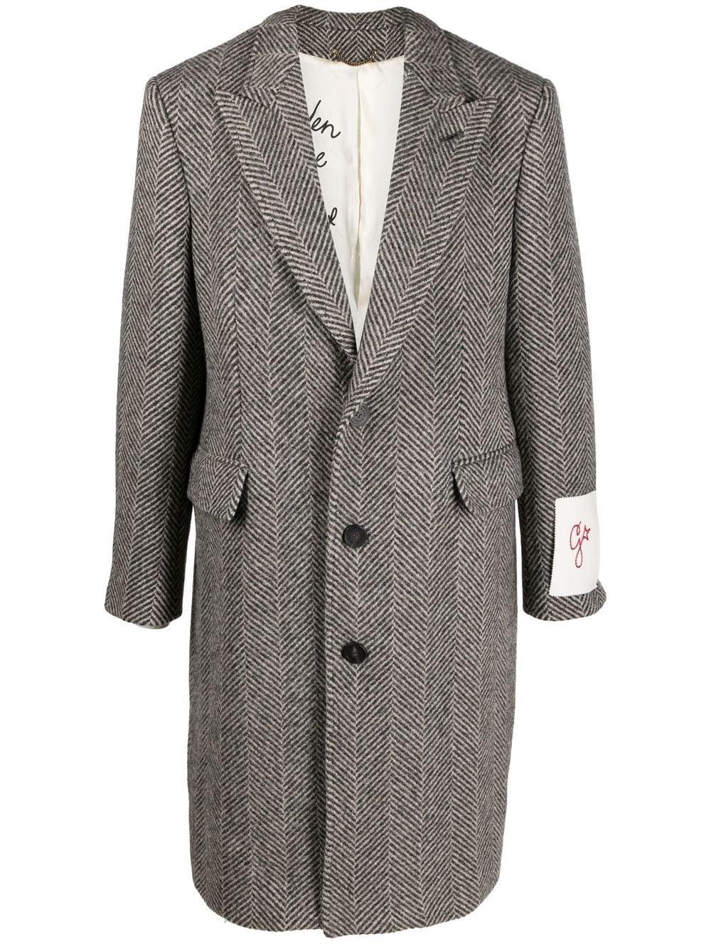 Golden goose `Golden` Single-Breasted Coat Affare Del Giorno