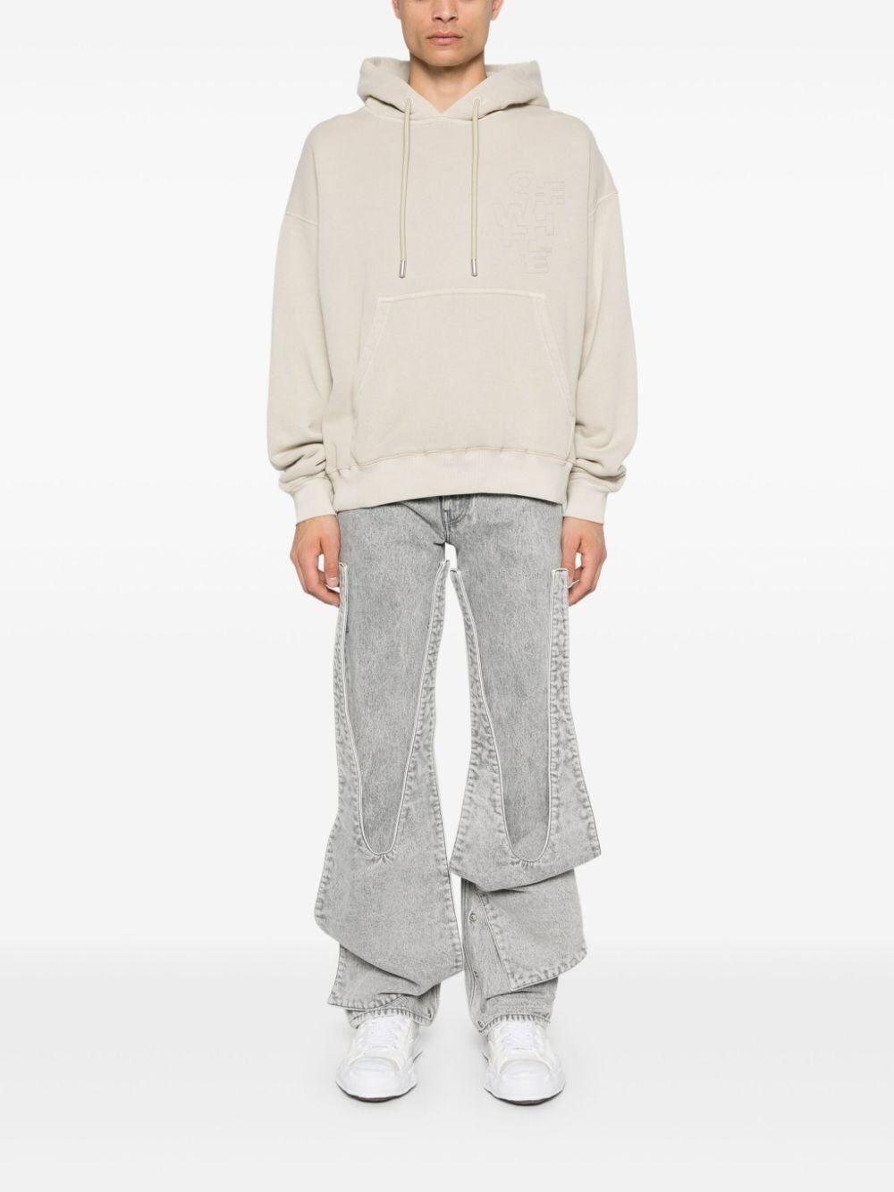Off white `Outline Arrow Skate` Hoodie Economico