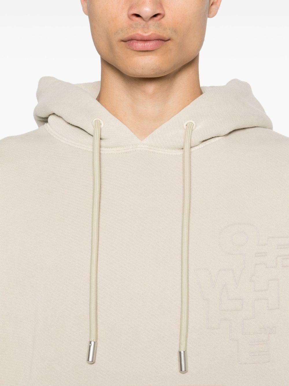 Off white `Outline Arrow Skate` Hoodie Economico