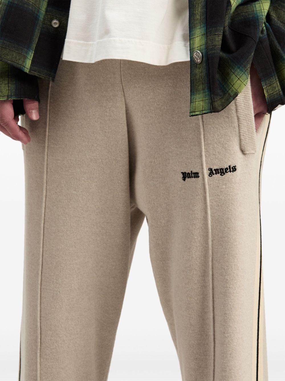 Palm angels `Classic Logo` Knit Track Pants Saldi