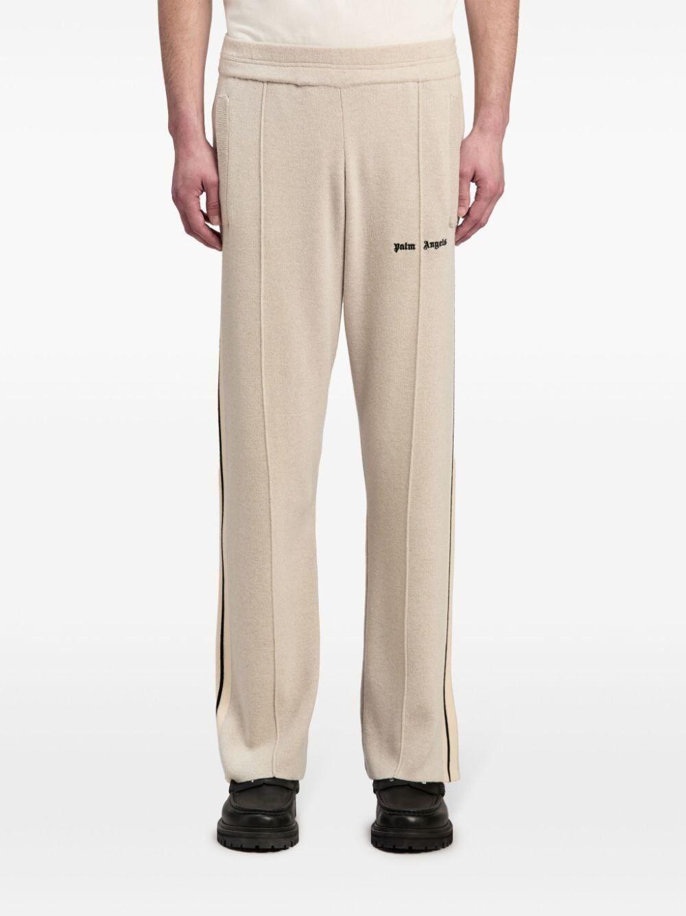 Palm angels `Classic Logo` Knit Track Pants Saldi