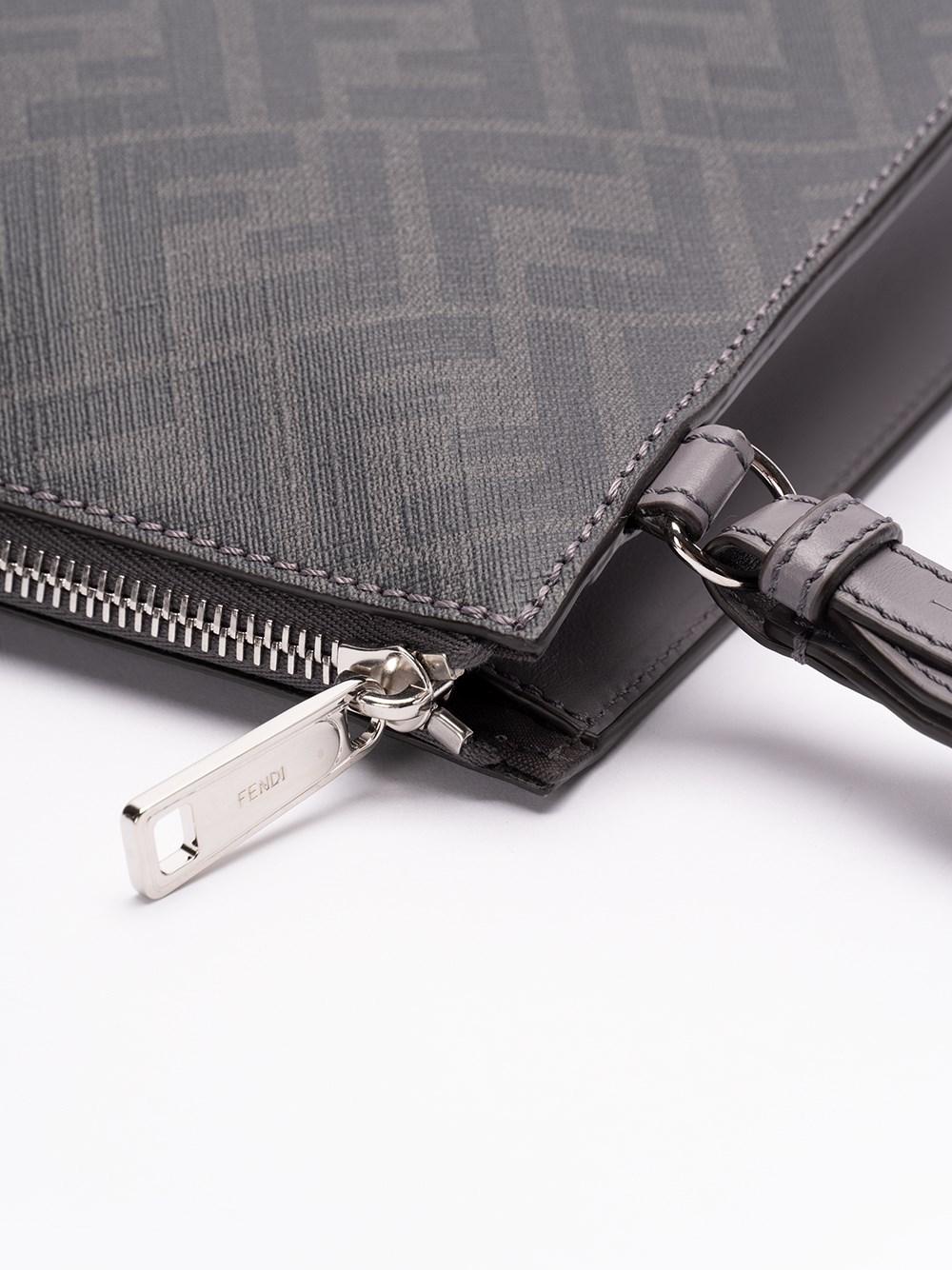 Fendi `Fendi Diagonal` Clutch Bag Vendita