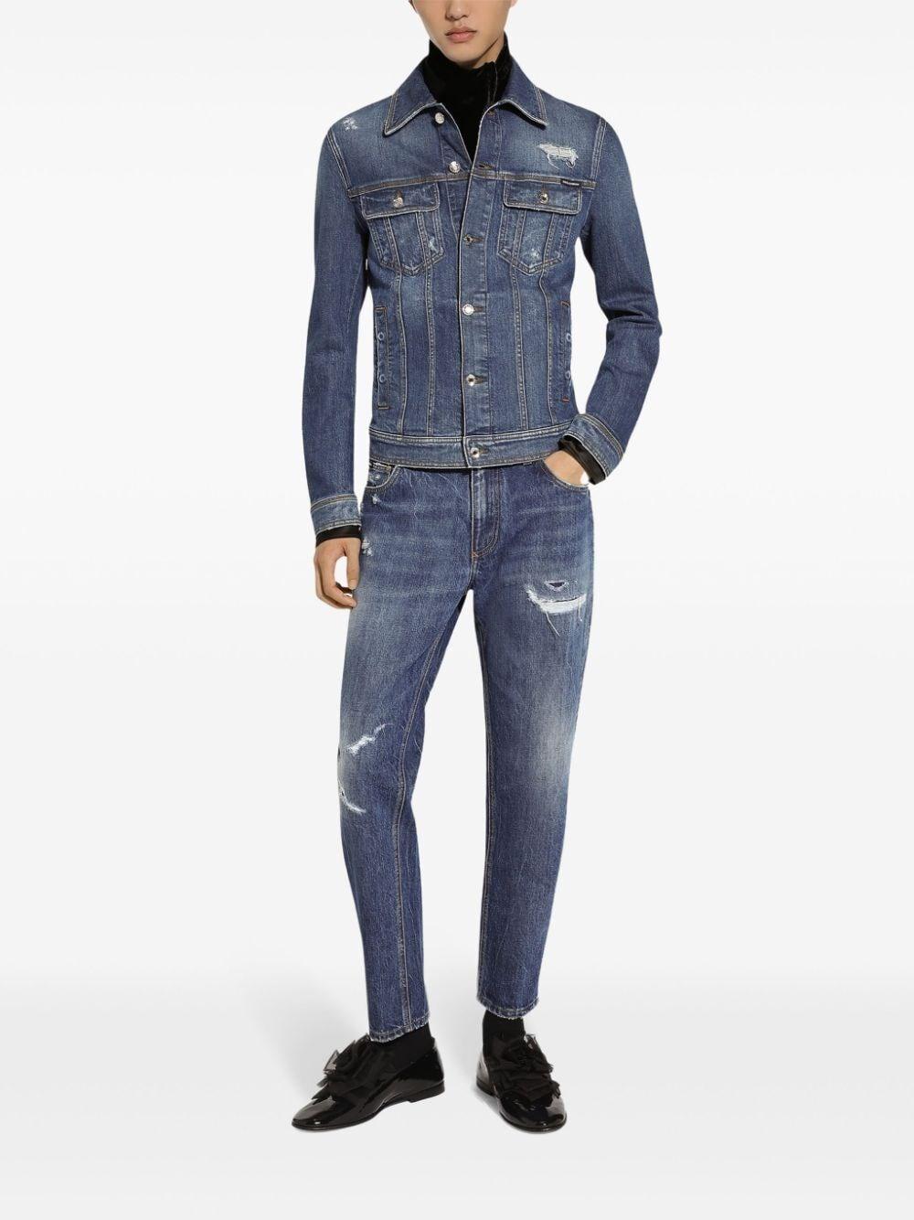 Dolce & gabbana Denim Jacket Fino Al -60%
