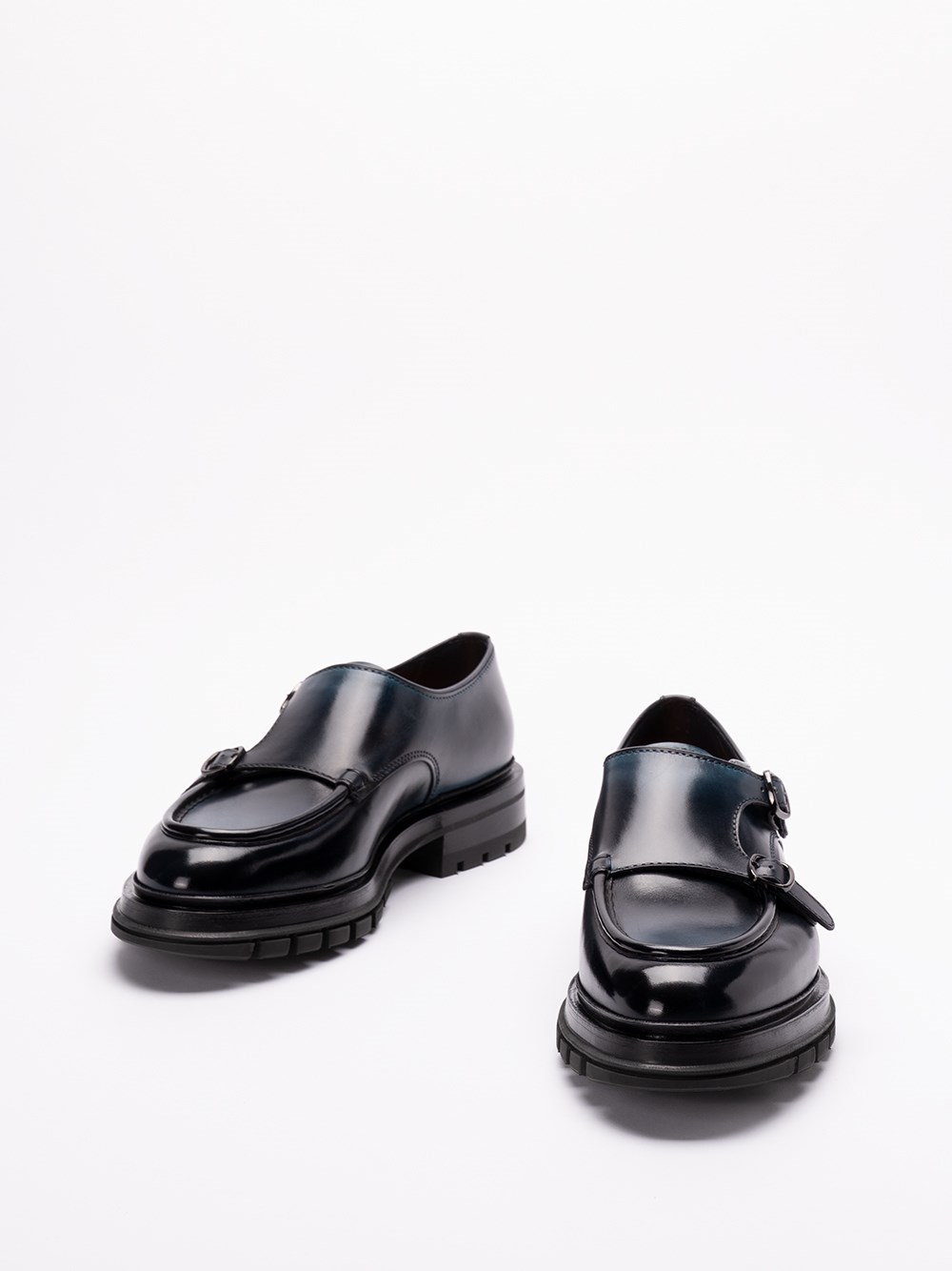 Santoni `Emric` Buckled Loafers Economico